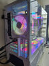 瓦爾基里（VALKYRIE）VK03-M WHITE 白色 M-ATX 游戲電腦臺式機(jī)箱 支持360水冷 6.2吋觸摸屏 曲面玻璃270°海景房 曬單實(shí)拍圖