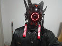 蒂米妮賽博朋克機械頭盔鐵血戰士cosplay面罩機能風(fēng)科技感蹦迪發(fā)光面具 促銷(xiāo)基礎-贈送頭套 曬單實(shí)拍圖