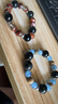 石玥珠寶精品12mm彩虹眼天然黑曜石手串本命年轉(zhuǎn)運珠水晶手鏈男女士款 曬單實拍圖