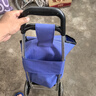 百草園買菜手拉車家用便攜購(gòu)物車超市手推小拉車?yán)夏耆丝烧郫B拉桿拖車 曬單實(shí)拍圖