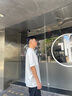 勁霸男裝（K-Boxing）【張名揚(yáng)同款】時(shí)尚潮流廓形拳擊印花男女款情侶T恤秋冬CTCN3726 米白（King款） XL 曬單實(shí)拍圖