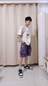 COW雙肩包男女初中高中大學(xué)生書包大容量背包輕便電腦旅行包藍調(diào)夢幻 曬單實拍圖