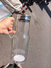 霜山SHIMOYAMA冷水壺玻璃涼水壺1.6L大容量泡茶壺家用耐高溫扎壺夏季果茶壺 【1.6L】水壺-6.8cm大口徑 曬單實拍圖