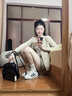 SNYDER WEAR新款大碼毛衣開衫女學(xué)院溫柔減齡毛衣外套百搭寬松顯瘦外搭針織衫 燕麥色 常規(guī) M 建議80-100斤 曬單實(shí)拍圖
