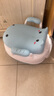 小哈倫兒童馬桶嬰兒坐便器嬰幼兒尿盆小孩寶寶小便器3D軟墊坐墊天藍(lán) 曬單實(shí)拍圖