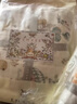 嫚熙（EMXEE）嬰兒紗布浴巾純棉寶寶新生兒童浴巾大尺寸洗澡包裹包巾 夢(mèng)幻樂(lè)園 110×110cm 曬單實(shí)拍圖