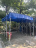 什嘉航大型推拉雨棚遮陽(yáng)棚活動(dòng)雨棚伸縮廠房雨篷帳篷戶(hù)外車(chē)庫(kù)棚帳篷定制 寬3米長(zhǎng)3米高2.5米頂布+架子 曬單實(shí)拍圖
