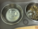 SUPER DESIGN休普狗碗高腳寵物食盆食具狗盆飯碗不銹鋼防打翻貓碗 圍邊桌子碗M 曬單實拍圖