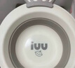 iuu嬰兒洗澡盆兒童浴盆大號(hào)寶寶可折疊可坐可躺浴架臉盆套餐 【北歐灰】浴盆+可調(diào)節(jié)浴架+臉盆 曬單實(shí)拍圖