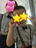羅蒙兒童演出服背帶套裝男童襯衣夏款休閑 藍(lán)色短款背帶套裝 140 曬單實(shí)拍圖