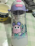 babycare兒童水杯二合一戶外運動水杯吸管杯直飲幼兒園水壺600mL上學專用 曬單實拍圖