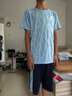 迪士尼男童套裝夏季2025男童透氣速干衣褲子兒童運(yùn)動(dòng)套裝TD2ET003藍(lán)160 曬單實(shí)拍圖