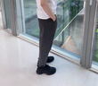 HANG TEN歡騰真皮大碼男鞋2025新款運(yùn)動鞋商務(wù)休閑皮鞋黑色公務(wù)通勤健步鞋 子醬黑 標(biāo)準(zhǔn)皮鞋碼 41 曬單實拍圖