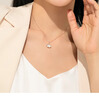 Ebonka18K金三生有杏項(xiàng)鏈女夏季輕奢小眾貝殼吊墜生日七夕節(jié)禮物送女友 三生有幸項(xiàng)鏈-玫瑰金+尊享禮盒 曬單實(shí)拍圖