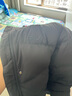 FILA 斐樂官方女士羽絨服冬季時(shí)尚休閑保暖寬松連帽上衣 正黑色-BK S 曬單實(shí)拍圖