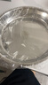 中諾316不銹鋼圓盤特大號加厚蒸腸粉涼皮盤涼皮鑼鑼蒸年糕平底盤菜盤 24cm+26cm【兩件套】 曬單實拍圖