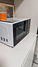 美的（Midea）微波爐家用小型20升轉(zhuǎn)盤加熱 智能菜單 一鍵解凍 殺菌電子除味 薄膜按鍵（M1-L213C） 曬單實(shí)拍圖