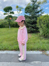 巴帝巴帝秋季新款嬰幼兒女童衛(wèi)衣套裝休閑時尚外套衛(wèi)褲 粉嘟嘟狗 100 曬單實(shí)拍圖