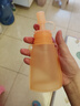 史維迪嬰兒輔食袋奶瓶硅膠軟勺寶寶擠壓式米糊果泥袋神器吸管母乳保鮮袋 活力橙果泥吸吸輔食袋 120ML 曬單實(shí)拍圖