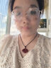 靈菲精美朱砂如意祥云吊墜男女款高含量紫金砂項(xiàng)鏈生日禮物男女附證書(shū) 曬單實(shí)拍圖