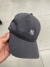 NEW ERA紐亦華灰色小標(biāo)軟頂棒球帽MLB男女通用百搭鴨舌帽休閑 碳灰色ny 曬單實(shí)拍圖