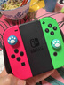 TULX適用switch保護殼適用任天堂switcholed手柄套硅膠軟殼ns2游戲機外殼oled硬殼一體 【OLED版】星之卡比軟殼+膜+帽 曬單實(shí)拍圖