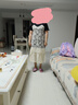 WFKV大碼女裝胖MM2025夏季新款法式時尚洋氣蕾絲拼接寬松顯瘦連衣裙女 黑色 XL 【115-130斤】 曬單實拍圖