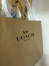 COACH蔻馳女包奢侈品托特包大牌輕奢女士包包單肩手提包 粉筆白色CBT20IMXDM 曬單實(shí)拍圖