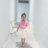 moonkids女童網(wǎng)紗半身裙2025秋裝新款紗裙兒童秋季甜美裙子女孩公主蓬蓬裙 4403杏色蓬蓬裙 120 cm 曬單實拍圖
