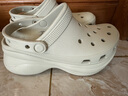 卡駱馳（crocs）洞洞鞋女 復古ClogBAE戶(hù)外休閑鞋沙灘涼拖鞋 206302-2Y2 W6 曬單實(shí)拍圖