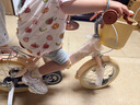 鳳凰（Phoenix）兒童自行車3-4-6-10歲寶寶腳踏車男孩女孩童車折疊單車 仰望櫻花粉+輻條輪-帶后座款 14寸（建議身高100-120cm） 曬單實(shí)拍圖