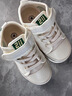 泰蘭尼斯春夏童鞋男女寶寶學(xué)步鞋軟底機能鞋嬰兒透氣面包鞋 白/黑 22  曬單實(shí)拍圖