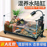 爬將軍生態(tài)烏龜缸造景魚(yú)龜混養(yǎng)懶人養(yǎng)龜小型小烏龜專(zhuān)用家用魚(yú)缸桌面魚(yú)缸 50混養(yǎng)缸【造景+過(guò)濾照燈+加熱保溫】 曬單實(shí)拍圖