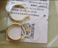 周六福（ZLF）七夕禮物 S925銀飾耳釘女時(shí)尚氣質(zhì)百搭銀飾耳環(huán)耳飾送生日禮物 耳飾一對(duì) 曬單實(shí)拍圖