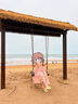 艾美琦美（AIMEIQIMEI）小個(gè)子新款法式連衣裙2025年夏季海邊度假風(fēng)不規(guī)則氣質(zhì)長裙子女 油畫仙子 S 曬單實(shí)拍圖