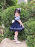 迪士尼（Disney）童裝洛麗塔公主裙女童裙子夏季兔子警官生日禮服兒童短袖蓬蓬裙女 藏青色裙子+裙撐 150 建議11~12歲（140-150cm） 曬單實拍圖