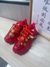 百麗香奈婚鞋女運動(dòng)鞋中式紅色新娘鞋結婚不累腳平底禾秀婚紗兩穿平時(shí)可穿 大紅【跟高5.5厘米】 37 曬單實(shí)拍圖