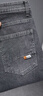 褲子男春夏裝薄款牛仔褲男直筒小腳褲韓版淺色顯瘦工裝牛仔長(cháng)褲男 灰色 32 曬單實(shí)拍圖