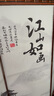 中式簡易折疊可移動屏風遮擋板簾客廳隔斷墻臥室現(xiàn)代簡約辦公室 單面圖案送底座（加厚加粗） 1.7米高6扇一組3米寬 曬單實拍圖