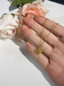六桂福珠寶 LIU GUI FU JEWELRY織夢(mèng)網(wǎng)足金吊墜女1g黃金項鏈純金鎖骨鏈七夕情人節禮物送女友老婆 吊墜金重約1.68g（送s925銀鏈） 曬單實(shí)拍圖