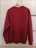 立蒙（LIMENG）日系寬松衛衣男春秋款圓領(lǐng)套頭打底衫長(cháng)袖潮外套 酒紅 3XL  曬單實(shí)拍圖