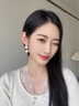 歐本赫?benheart曇絡(luò )墜光高級感珍珠耳釘通體純銀輕奢耳環(huán)耳飾女 通體純銀耳釘-曇絡(luò )墜光 香檳金 曬單實(shí)拍圖