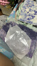 兩三事霧眠洄游 2025夏季新款小清新流蘇褲腳口印花闊腿休閑褲女 紫花色 S 曬單實(shí)拍圖