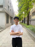 九牧王襯衫男裝【3A抑菌 抗皺 免燙 涼感】2025春夏耐洗清涼舒適短袖衫 修身版+白色+TC2EX20217 41 L碼(175/96A) 曬單實拍圖