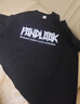 魯雅爾美式重磅潮流純棉短袖t恤男夏季寬松氣質(zhì)五分半截袖衣服打底衫ins 黑色 XL 【建議120-140斤】 曬單實(shí)拍圖