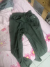 春夏耐臟耐磨工作服干活穿的衣服休閑無(wú)磁無(wú)鐵工地工裝建筑褲子男 綠色+黑色【兩件裝】 L 曬單實(shí)拍圖