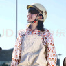 四萬公里新國標(biāo)3C認(rèn)證電動車頭盔夏季男女半盔防曬鏡片四季通用電瓶摩托車安全帽SWY6749 曬單實(shí)拍圖