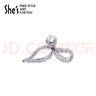 She's茜子耀我宣言輕奢蝴蝶結(jié)豎抓夾發(fā)抓后腦勺大號(hào)鯊魚夾生日禮物女 天藍(lán)色C0 曬單實(shí)拍圖