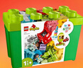 樂高（LEGO）【年糕媽媽同款】積木得寶10914 豪華繽紛桶大顆粒兒童玩具禮物 曬單實(shí)拍圖