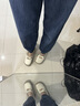 卓詩(shī)尼淺口平底單鞋女款2025年秋季新款法式軟底蝴蝶結瑪麗珍女鞋小皮鞋 杏色 37 曬單實(shí)拍圖
